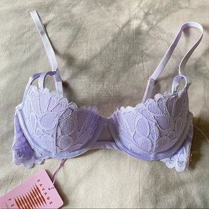 Lilac Balconette Bra